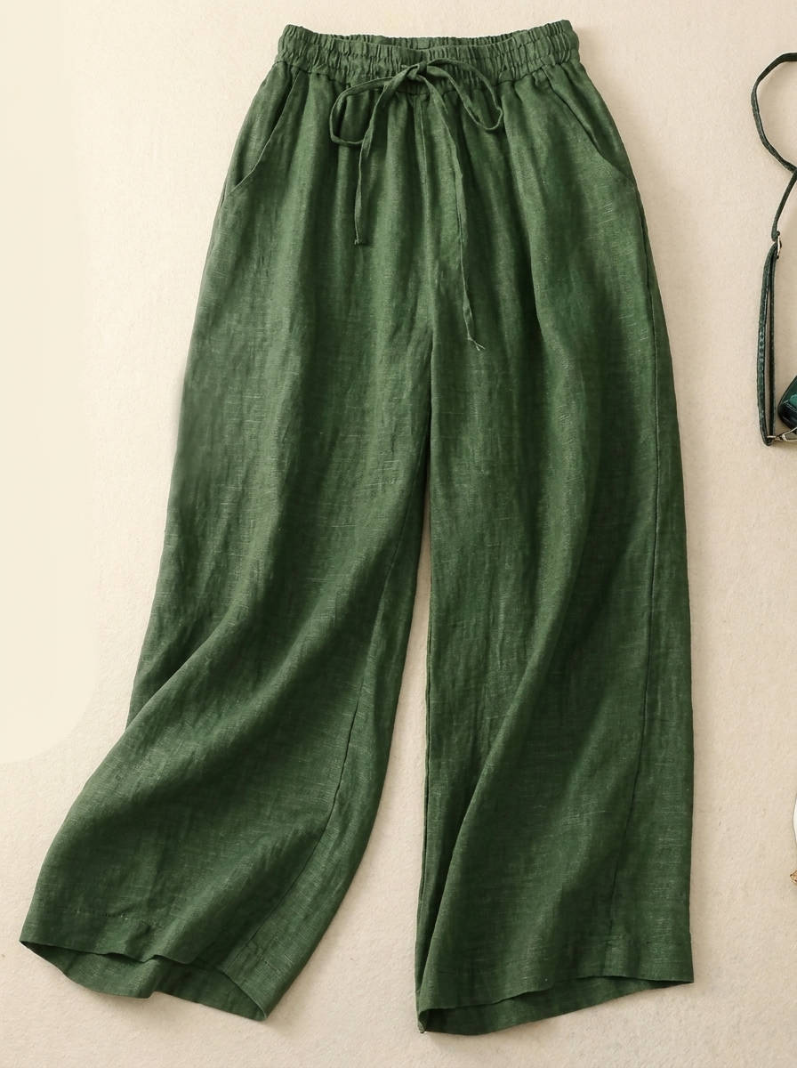 Womens Relaxed Drawstring Pants, Comfortable Casual Pants for Daily Comfort and Style