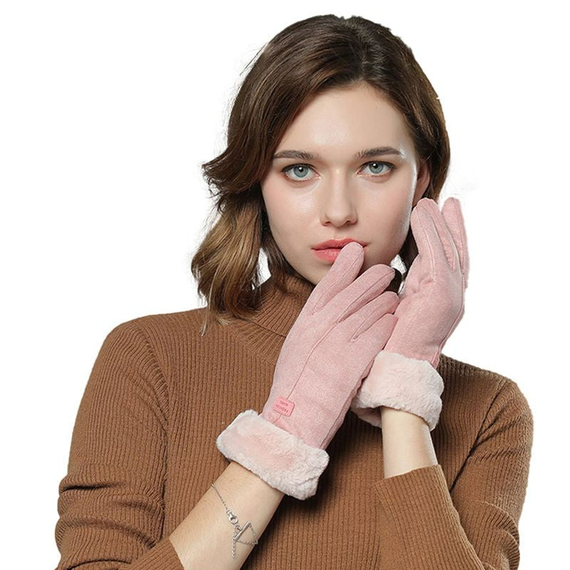 Electric Heated Gloves with Touchscreen friendly Fingers and Three Heat Settings 7 Hour Battery