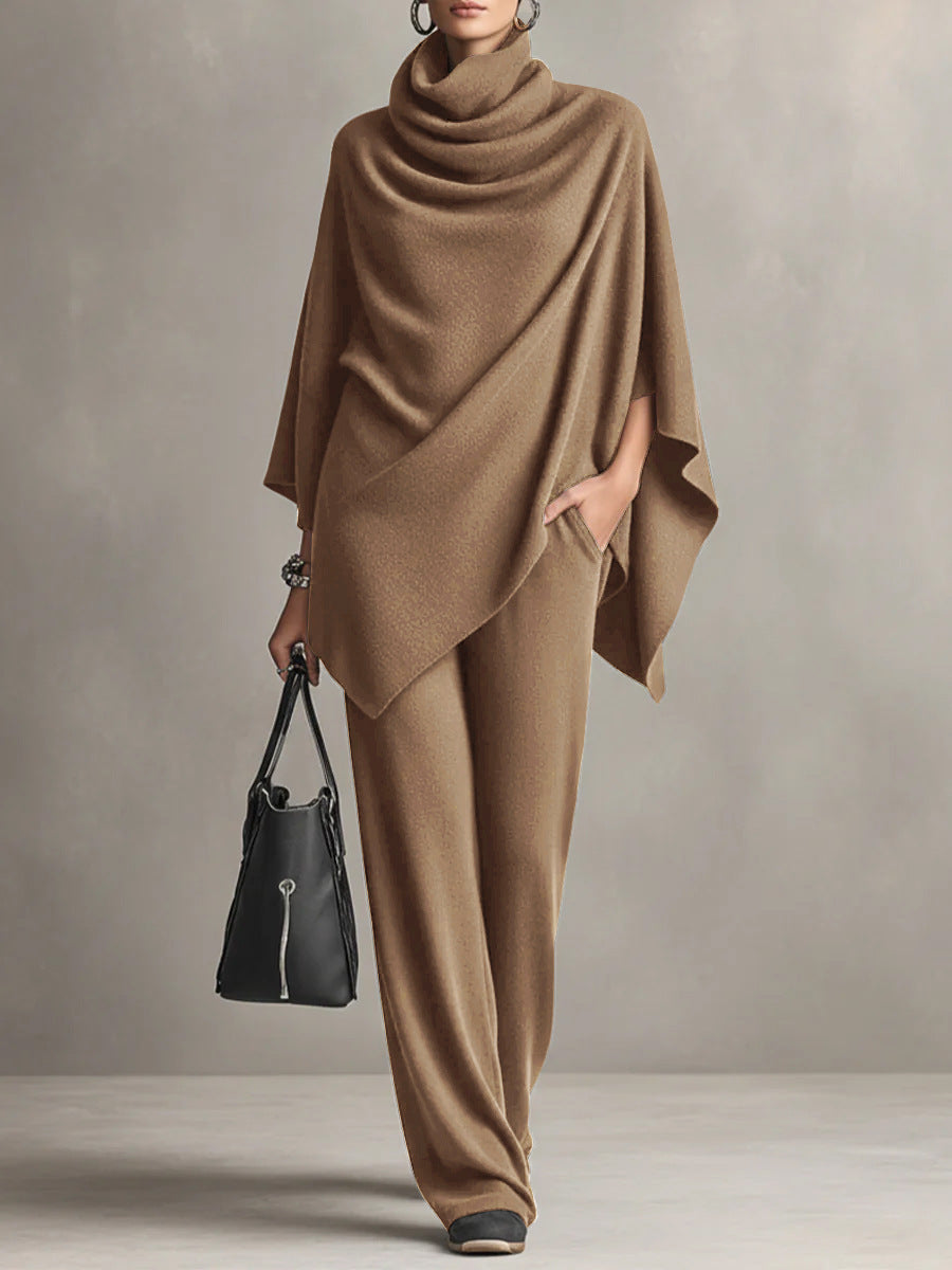 Womens Elegant Set, Flattering Drape Design and Comfortable Fit for Casual and Special Occasions