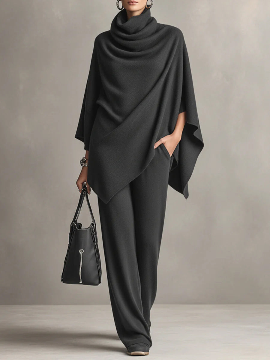 Womens Elegant Set, Flattering Drape Design and Comfortable Fit for Casual and Special Occasions