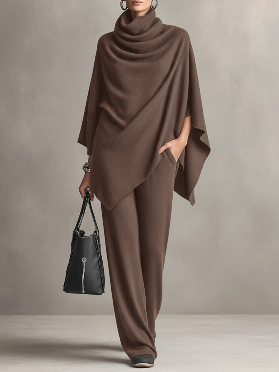Womens Elegant Set, Flattering Drape Design and Comfortable Fit for Casual and Special Occasions