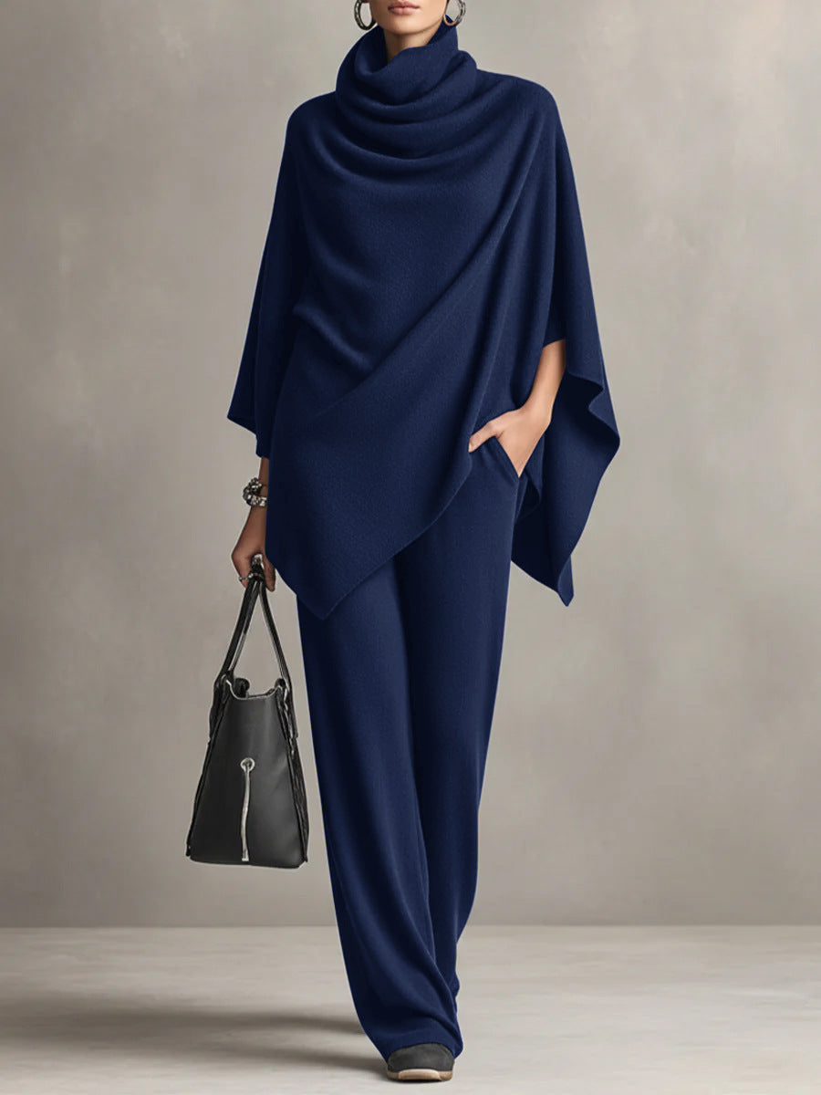 Womens Elegant Set, Flattering Drape Design and Comfortable Fit for Casual and Special Occasions