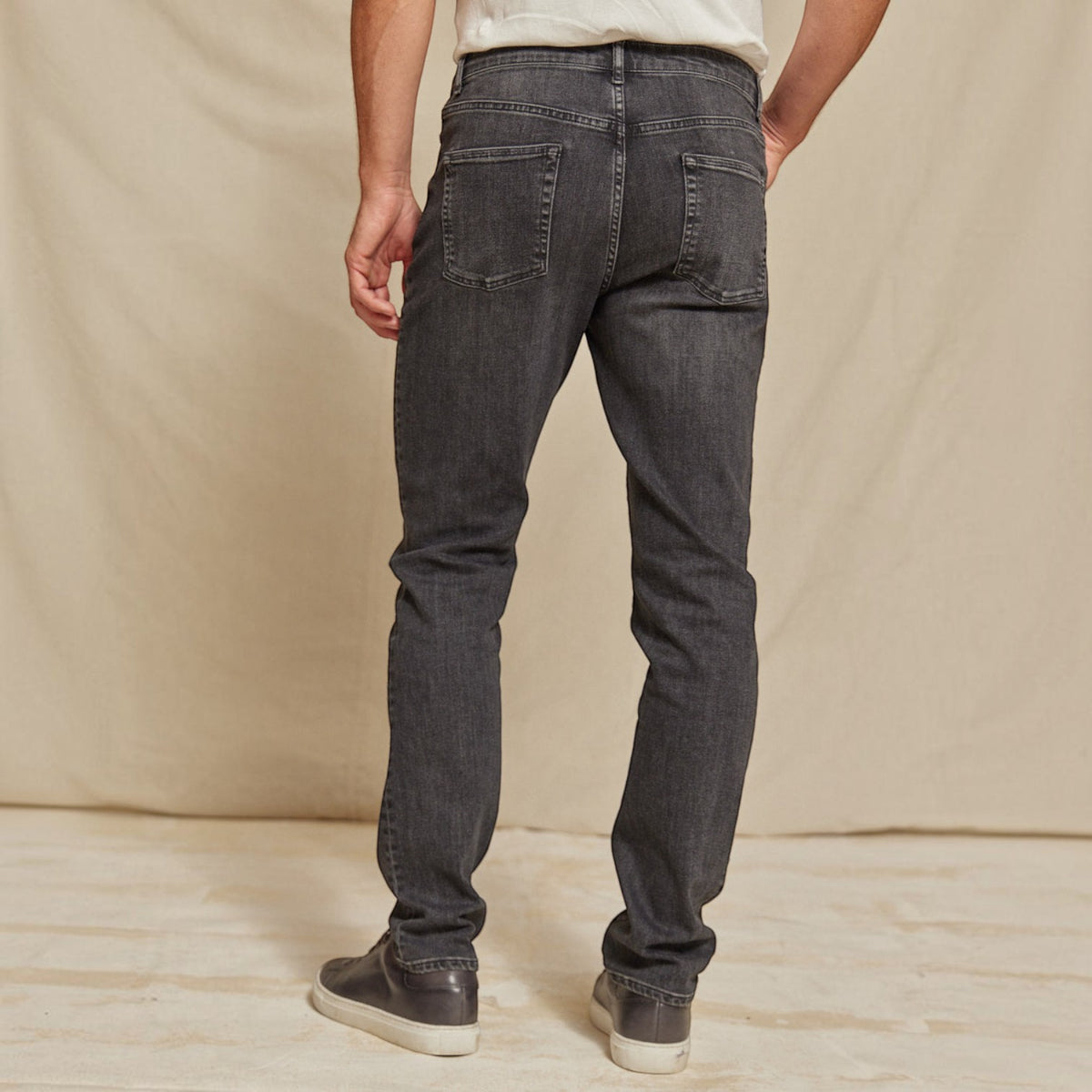Mens Stretch Denim Jeans 4-Way Performance, Durable Fit