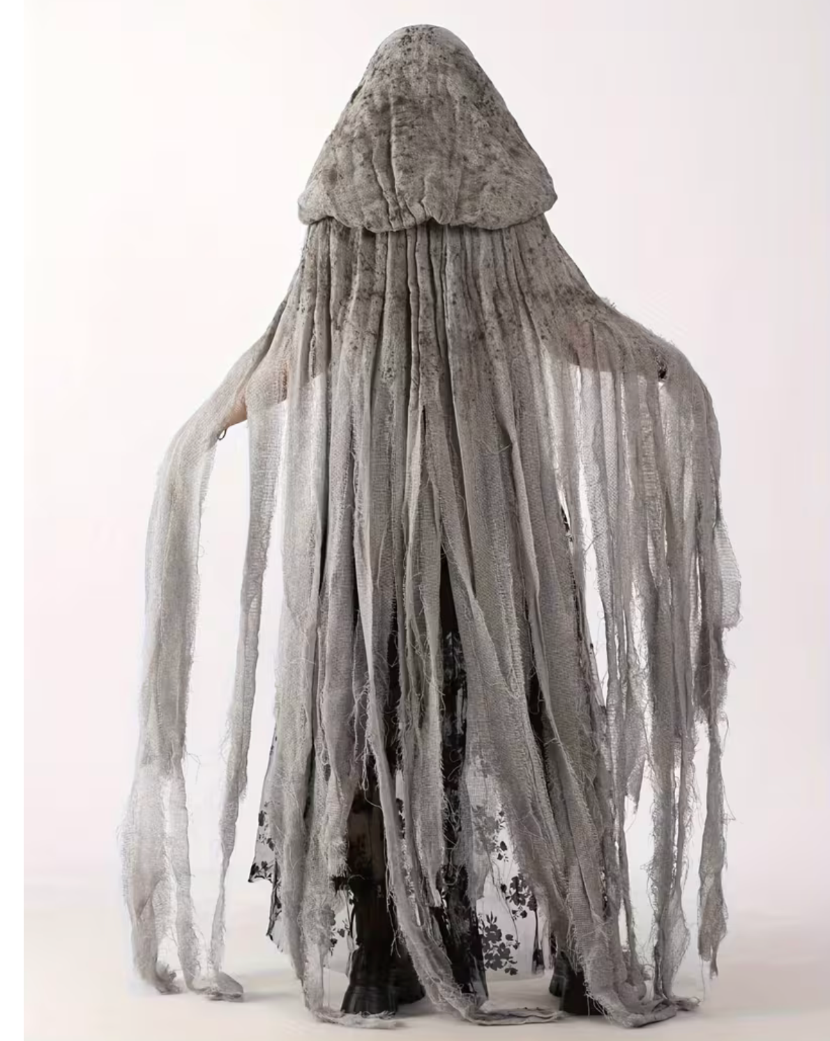 Witch and Reaper Hooded Cloak for Halloween Costumes with Full Body Coverage