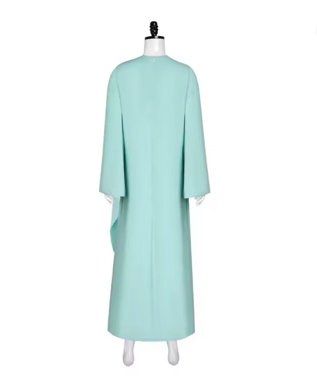 Women's Statue Costume Set with Green Robe and Torch Headband