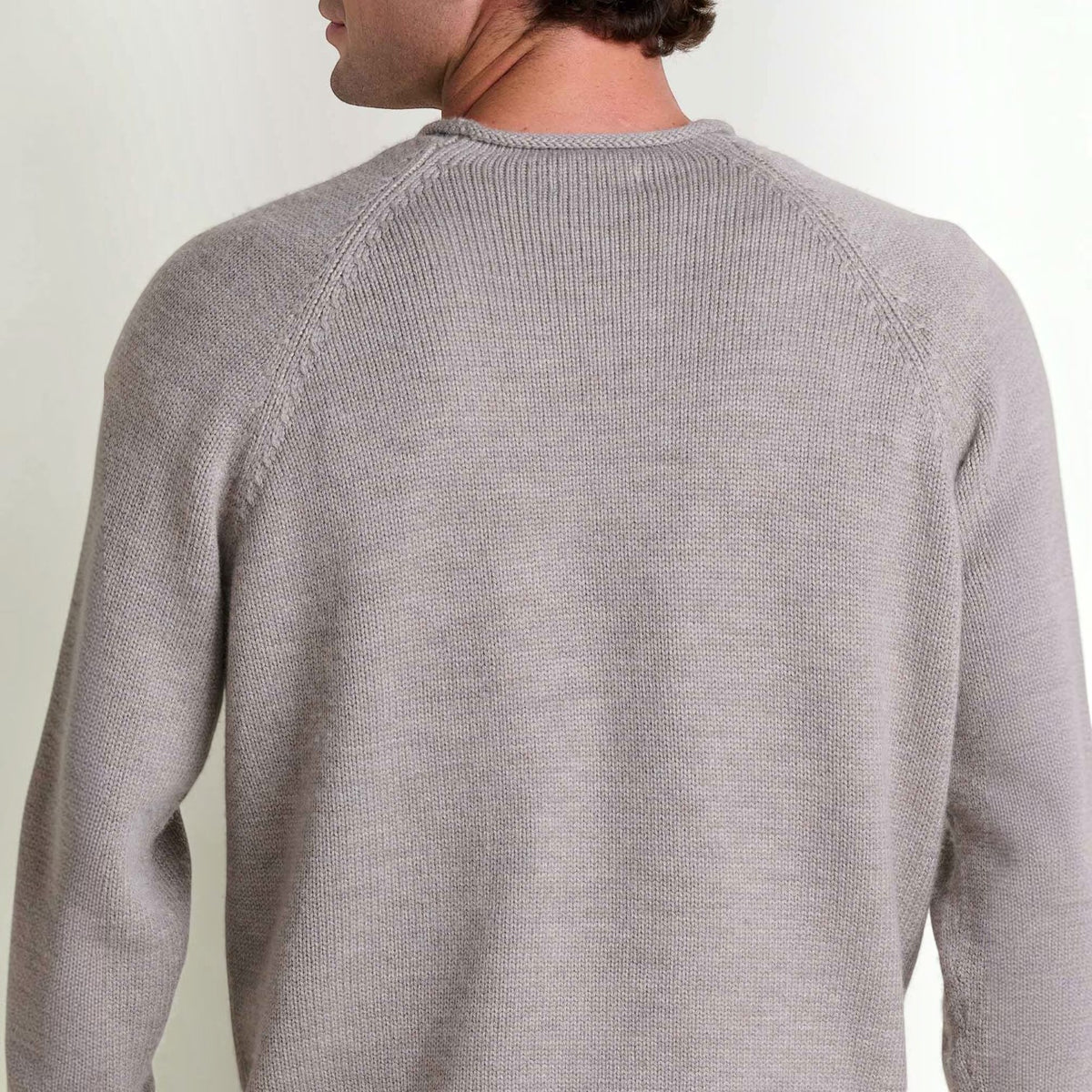 Mens Rollneck Sweater, Merino & Organic Cotton