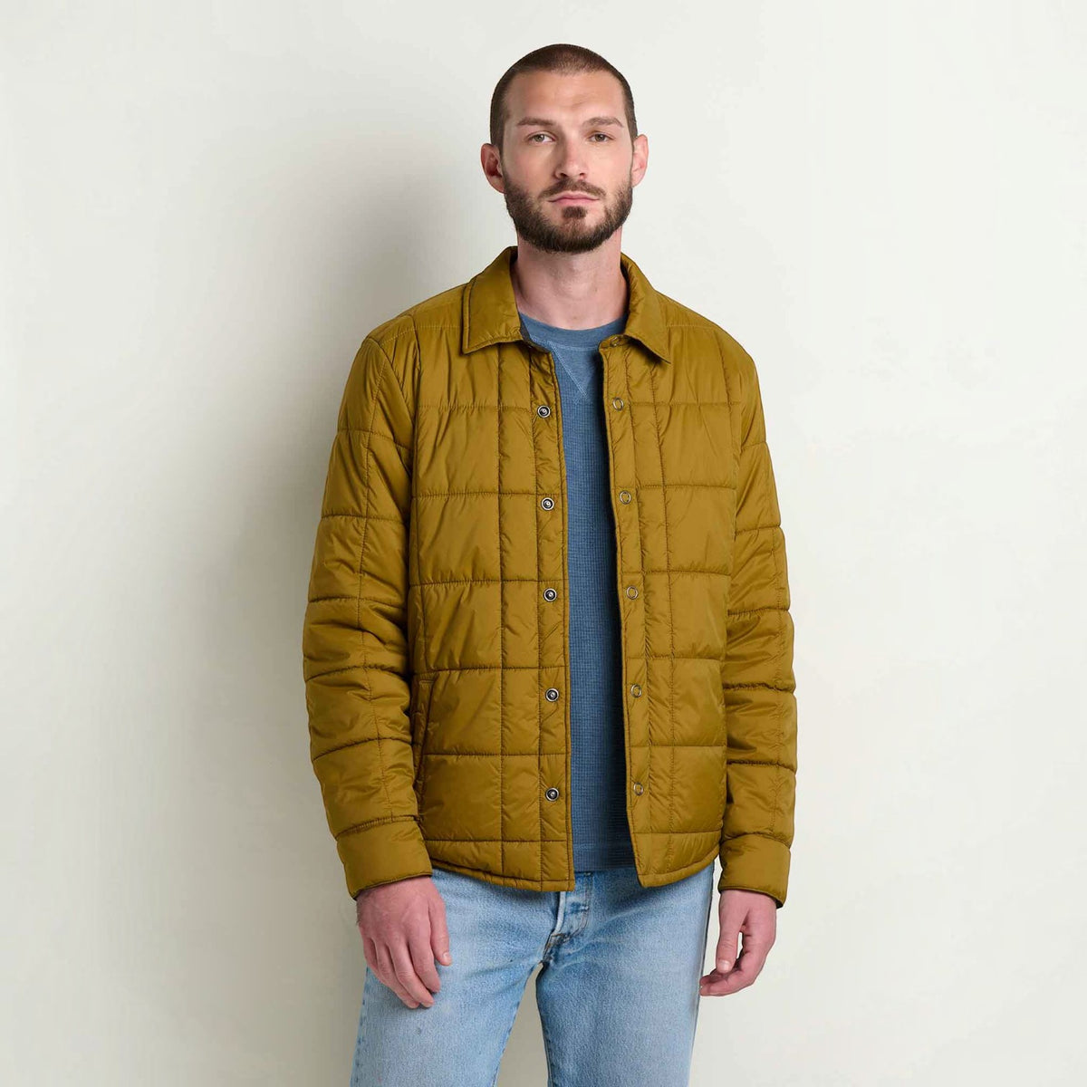 Mens Shirt Jacket, Lightweight Water-Resistant
