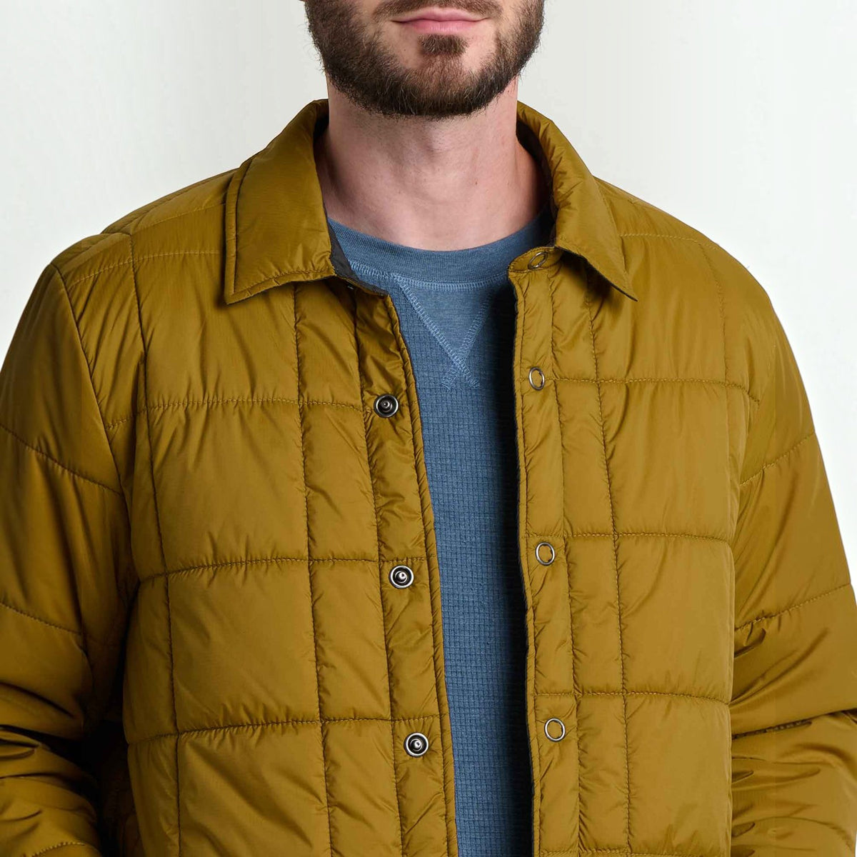 Mens Shirt Jacket, Lightweight Water-Resistant