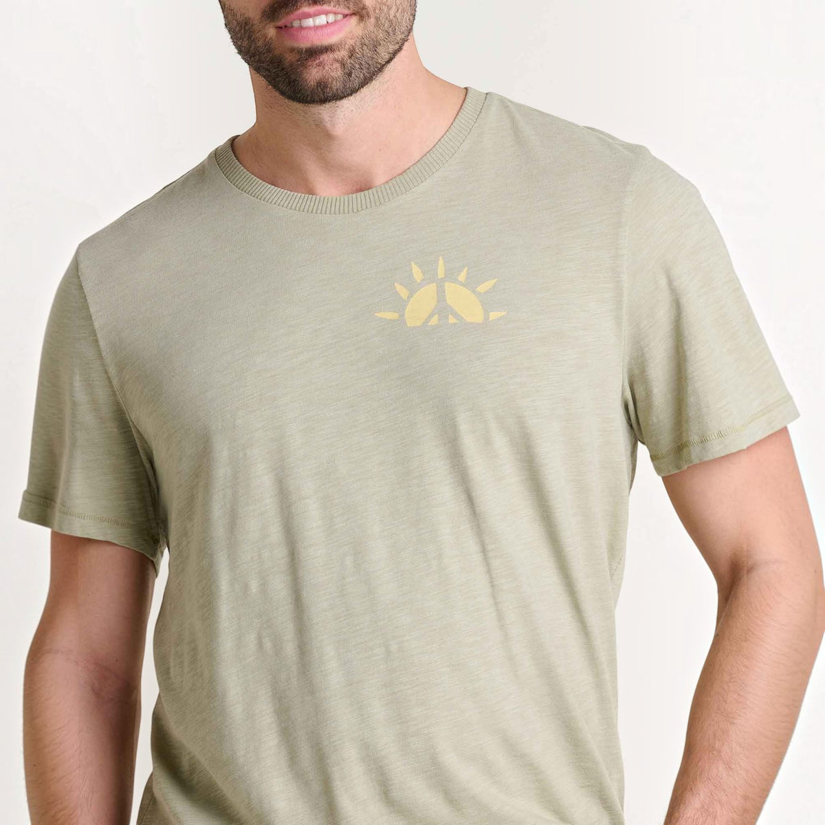 Mens Soft Jersey Crew T-Shirt, Breathable Comfort