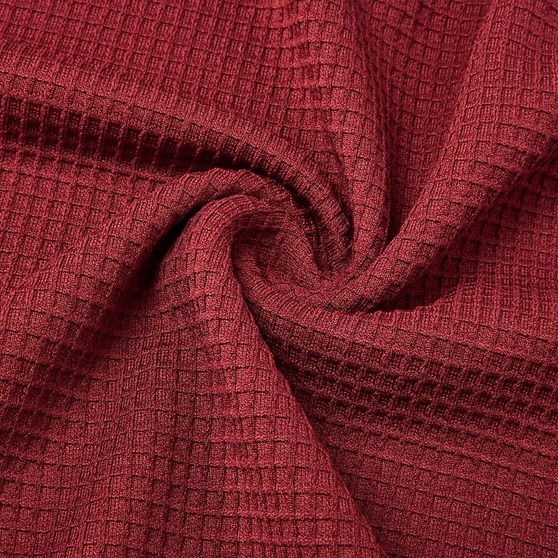 Quarter Zip Pullover with Textured Fabric and Elbow Patches, Chest Pocket