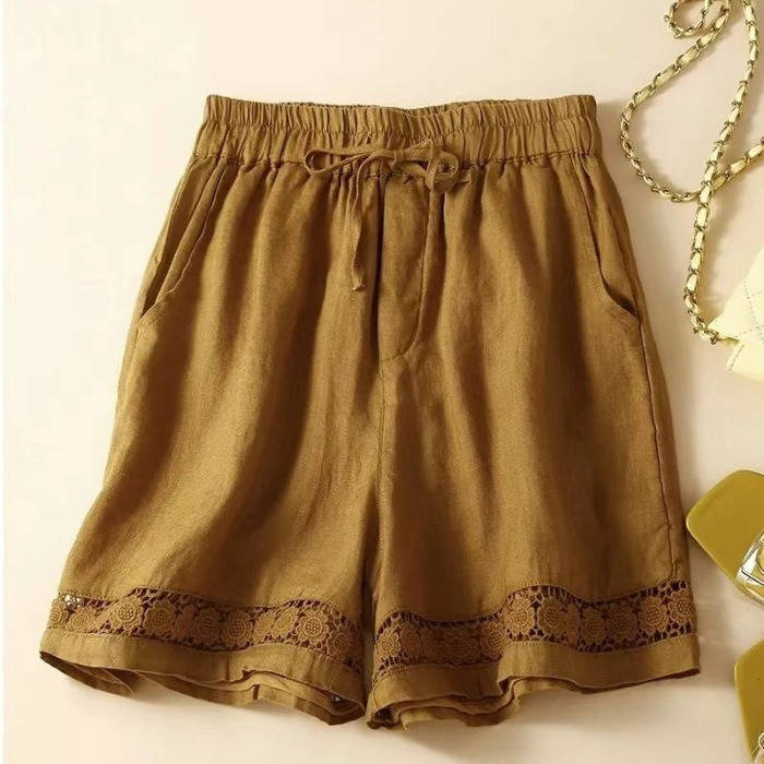 Relaxed Floral Shorts, Stylish Casual Summer Shorts for Women’s Daily Comfort