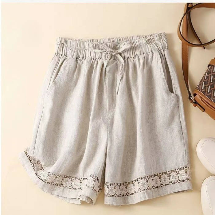 Relaxed Floral Shorts, Stylish Casual Summer Shorts for Women’s Daily Comfort