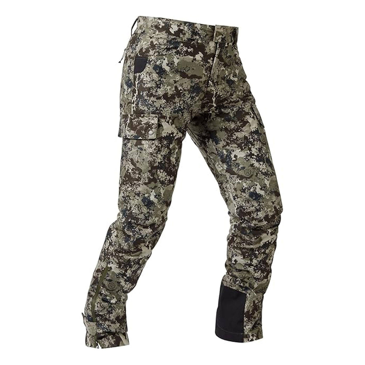 Mens Hunting Pants, Waterproof Breathable Hunting Trousers with Silent Outer Fabric for Fishing Turkey and Upland Hunting