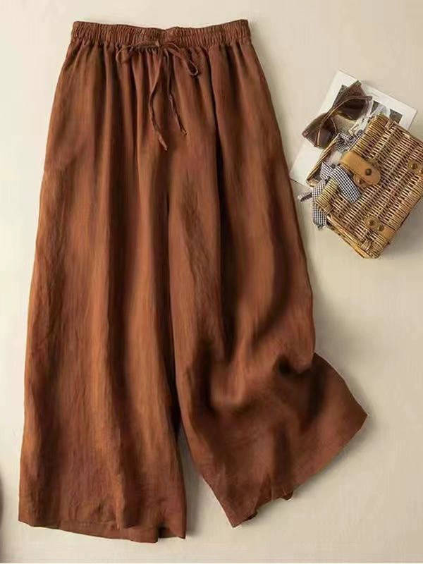 Womens Relaxed Drawstring Pants, Comfortable Casual Pants for Daily Comfort and Style