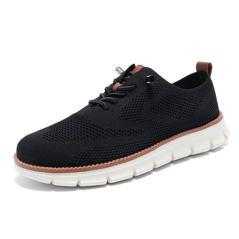 Men's Casual Mesh Sneakers, Breathable Walking Shoes, Lightweight Slip on Comfort Loafers