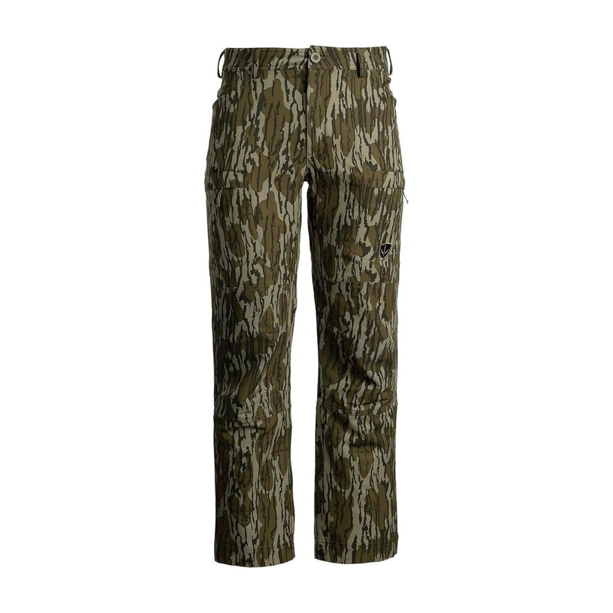Mens Hunting Pants, Waterproof Breathable Hunting Trousers with Silent Outer Fabric for Fishing Turkey and Upland Hunting