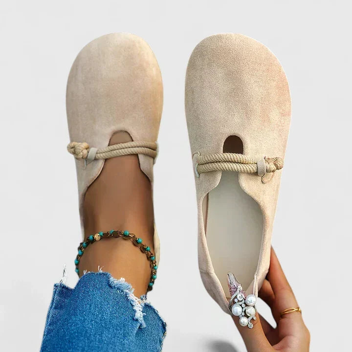 Lace Loafers with Orthopedic Footbed and Cushioned Support for All Day Wear
