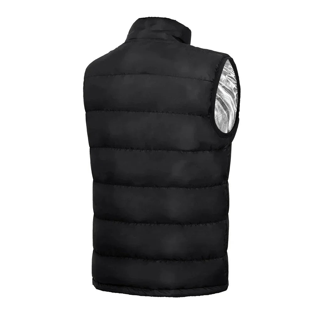 Electric Heated Vest with 9 Zones and 3-Setting Temperature Control