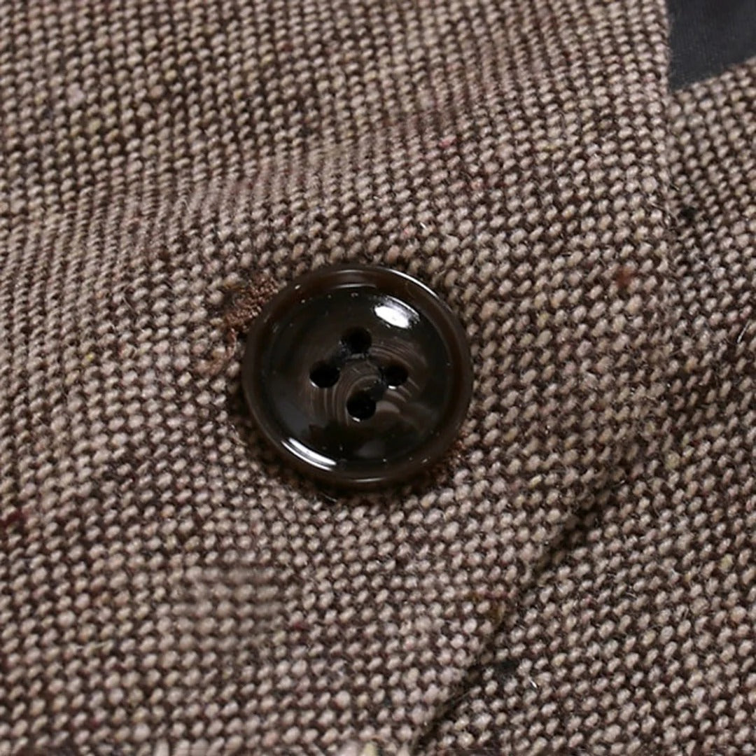 Sleeveless Button Front Vest with Neutral Colors for Casual and Formal Wear