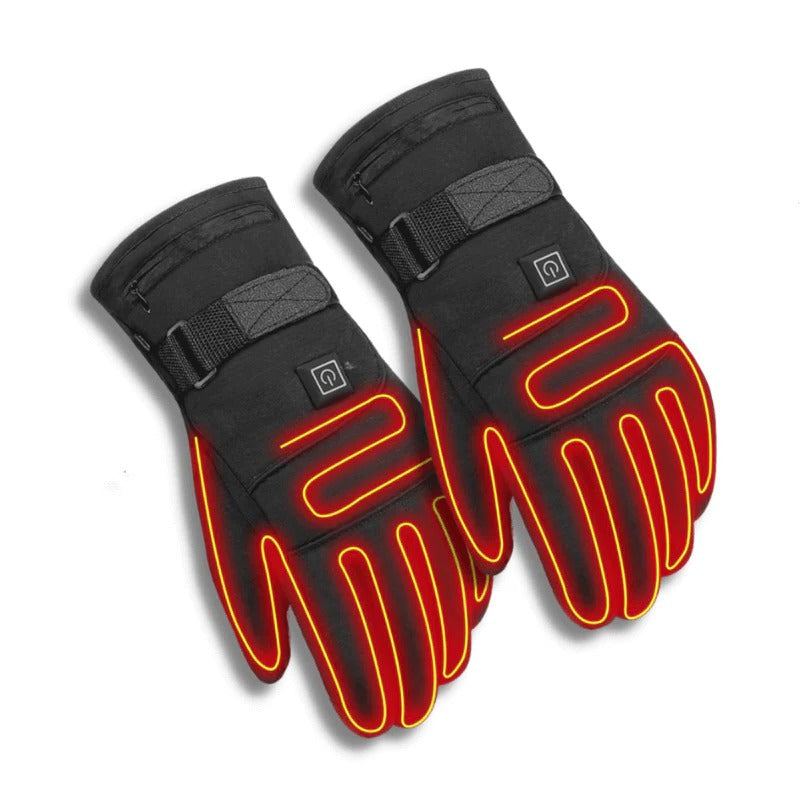 Touchscreen Heated Gloves with 3 Heat Settings and Wind Protection