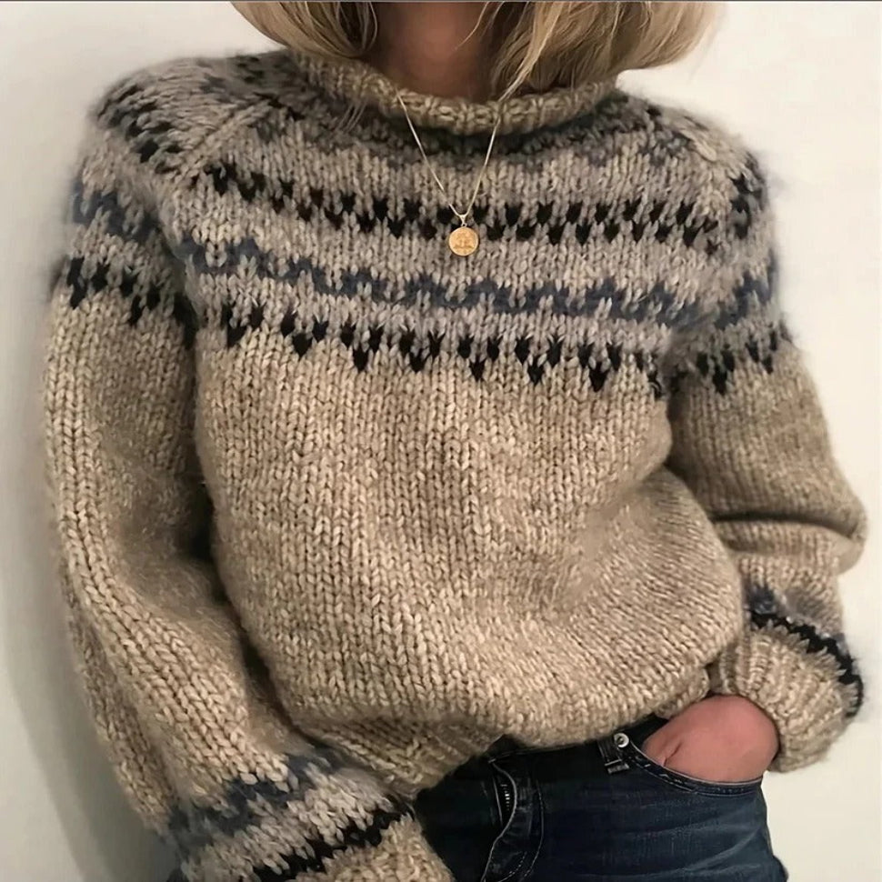 Wool Turtleneck Sweater with Dual Fiber Insulation and Breathable Temperature Control