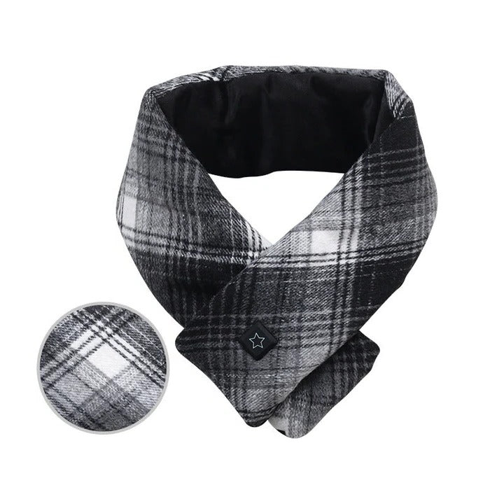 Heated Scarf with Three Heat Settings and Power Bank Connection