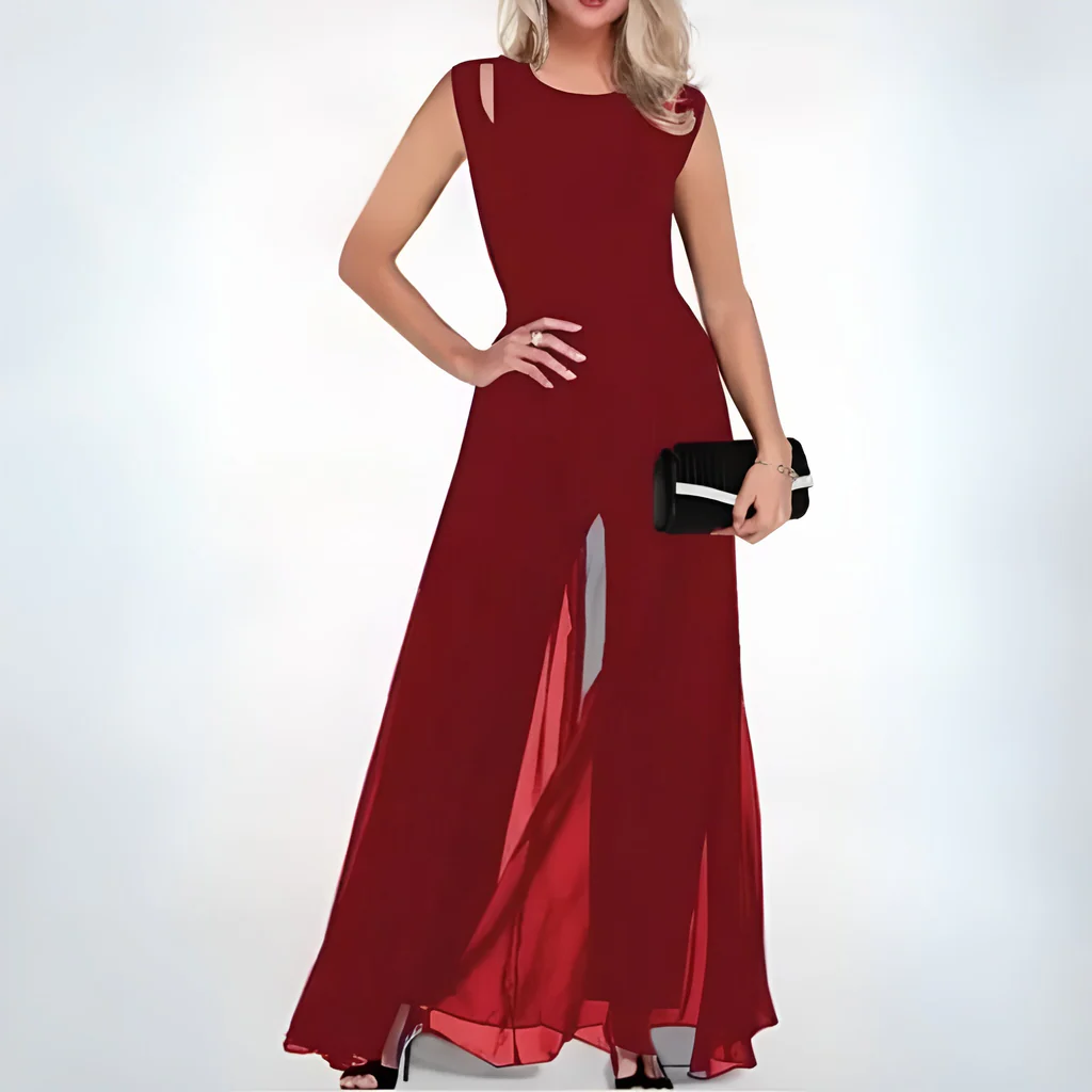 Women's Slim Cut Jumpsuit with Side Pockets and Breathable Fabric