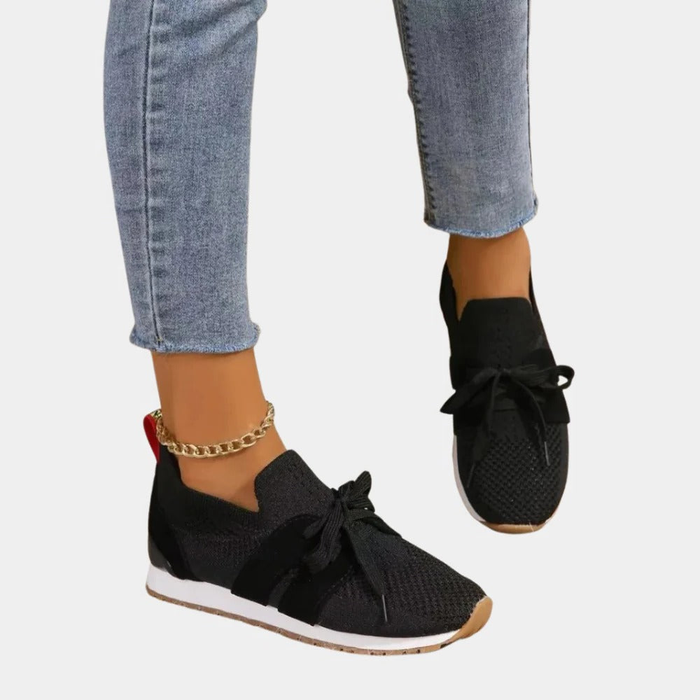 Women's Slip-On Shoes with Soft Cushioned Insole and Versatile Neutral Colors