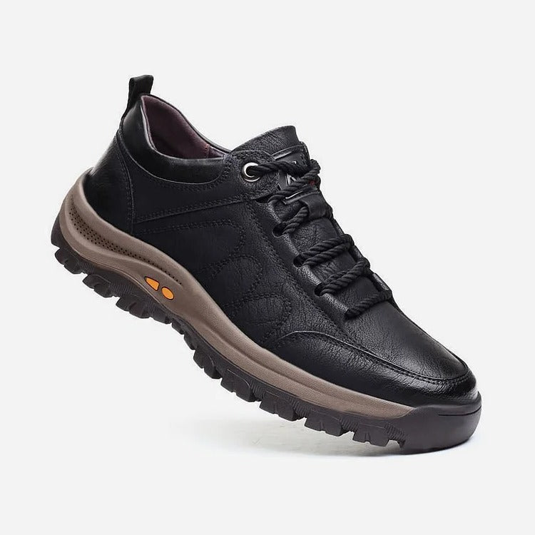 Mens Lace Up Shoes with Arch Support and Breathable Mesh Non Slip Rubber Sole