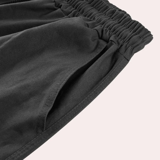 Mens Straight Fit Cargo Pants with Multiple Pockets and Secure Closures