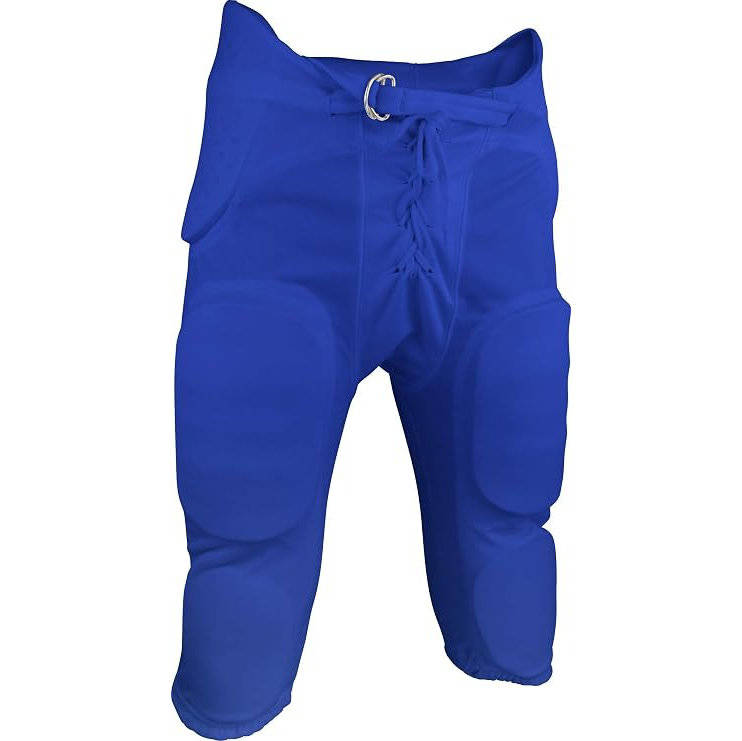 Mens Double Knit Integrated Football Practice Pants, Adult Padded Football Pants