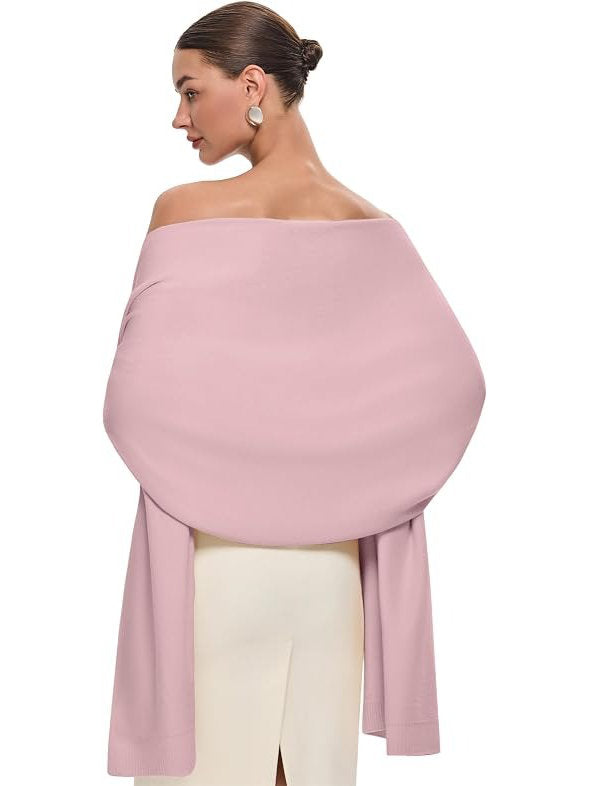 Womens Pashmina Shawl, Large Winter Wrap Scarf for Wedding Bridal Evening Wear