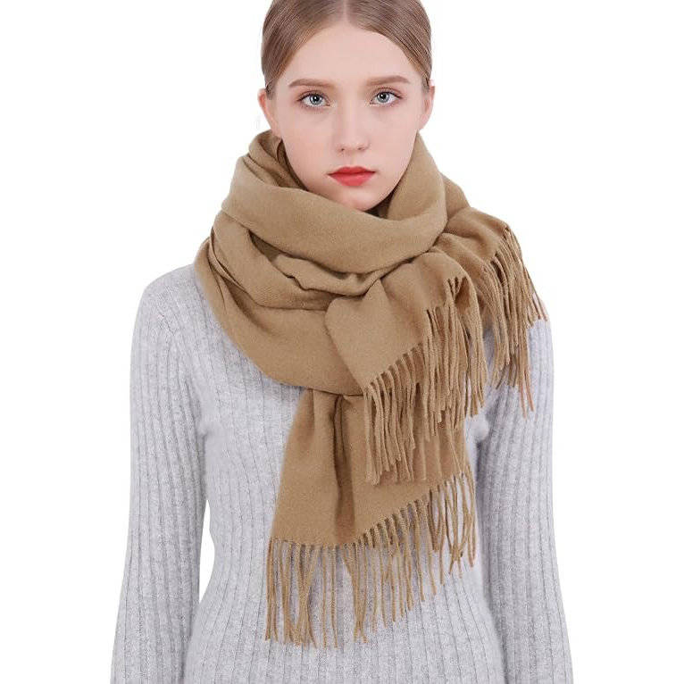 Womens Pashmina Shawl, Large Warm Winter Scarf Wrap for Evening Dresses and Special Occasions
