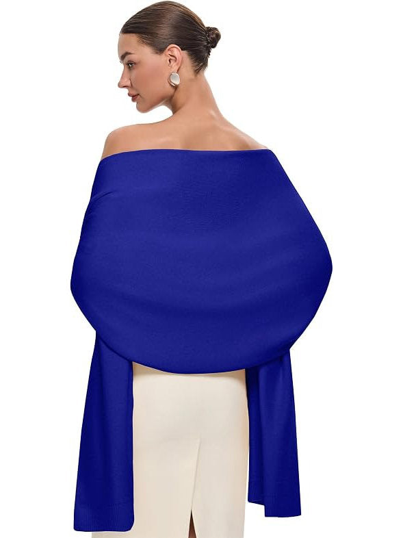 Womens Pashmina Shawl, Large Winter Wrap Scarf for Wedding Bridal Evening Wear