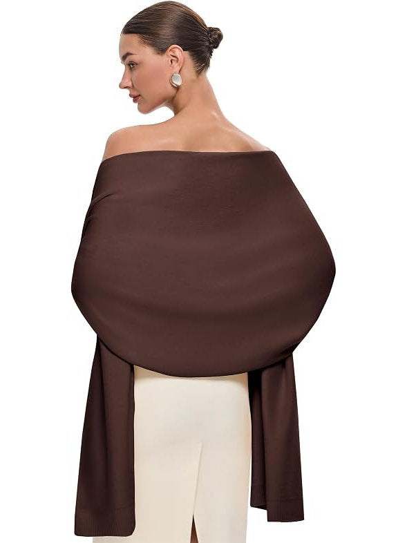 Womens Pashmina Shawl, Large Winter Wrap Scarf for Wedding Bridal Evening Wear