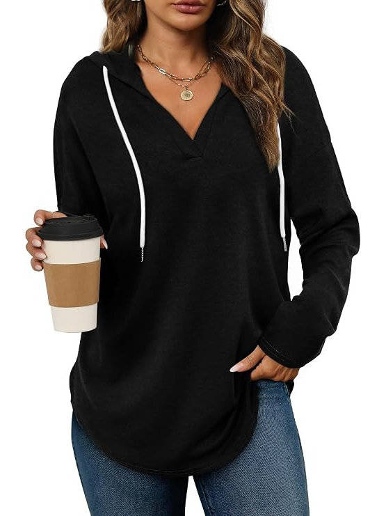 Womens Oversized Hoodie, Long Sleeve Loose Fit Pullover Sweatshirt Top