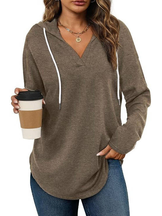 Womens Oversized Hoodie, Long Sleeve Loose Fit Pullover Sweatshirt Top