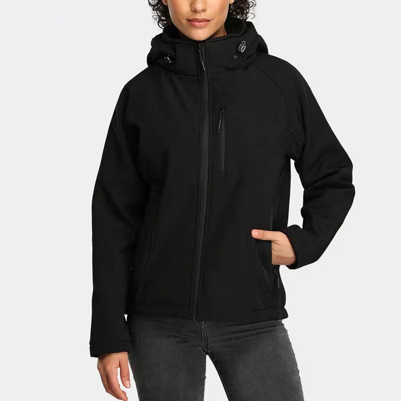 Women's Heated Jacket, Classic Shell Coat with Battery Powered Heating for Cold Weather