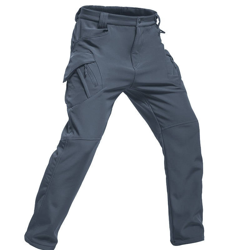 Mens Hunting Pants, Winter Snow Ski Pants with Fleece Lining, Waterproof Tactical Work Pants for Cold Weather Outdoor Use