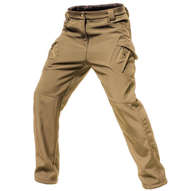 Mens Hunting Pants, Winter Snow Ski Pants with Fleece Lining, Waterproof Tactical Work Pants for Cold Weather Outdoor Use