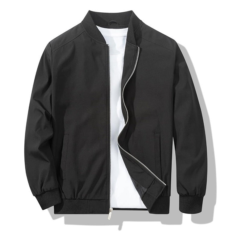 Mens Bomber Jacket, Lightweight Windbreaker Jacket for Spring Fall, Casual Fashion Outerwear