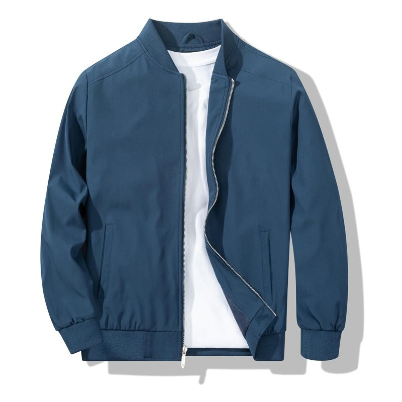Mens Bomber Jacket, Lightweight Windbreaker Jacket for Spring Fall, Casual Fashion Outerwear