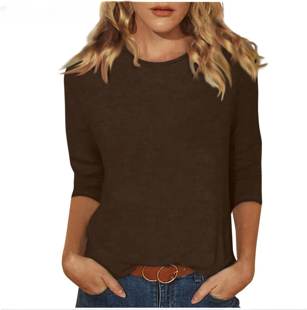 Women's Casual Shirts Long Sleeve Tops, Soft Crewneck T Shirts, Basic Tee for Business, Workout and Fall Clothes 2026