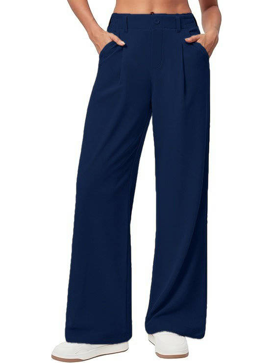 Womens Wide Leg Dress Pants, Business Casual Work Pants for Office Outfits and Professional Wear