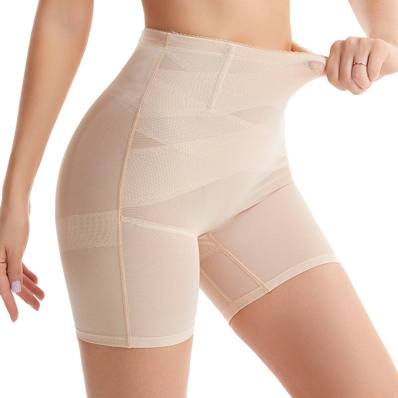 Womens Shapewear Panties, High Stretch Compression Underwear, Solid Color Waist Girdle