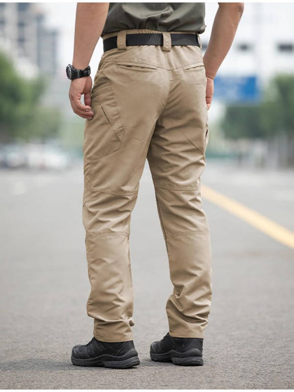 Mens Weatherproof Work Pants, Waterproof Ripstop Cargo Pants, Lightweight Stretch Hiking Outdoor Work Trousers