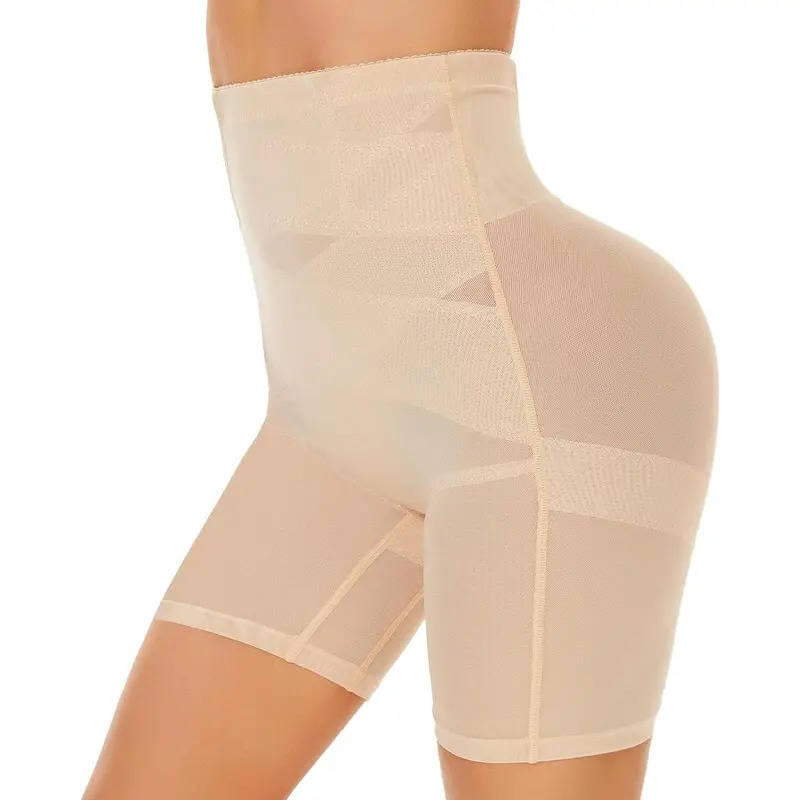 Womens Shapewear Panties, High Stretch Compression Underwear, Solid Color Waist Girdle
