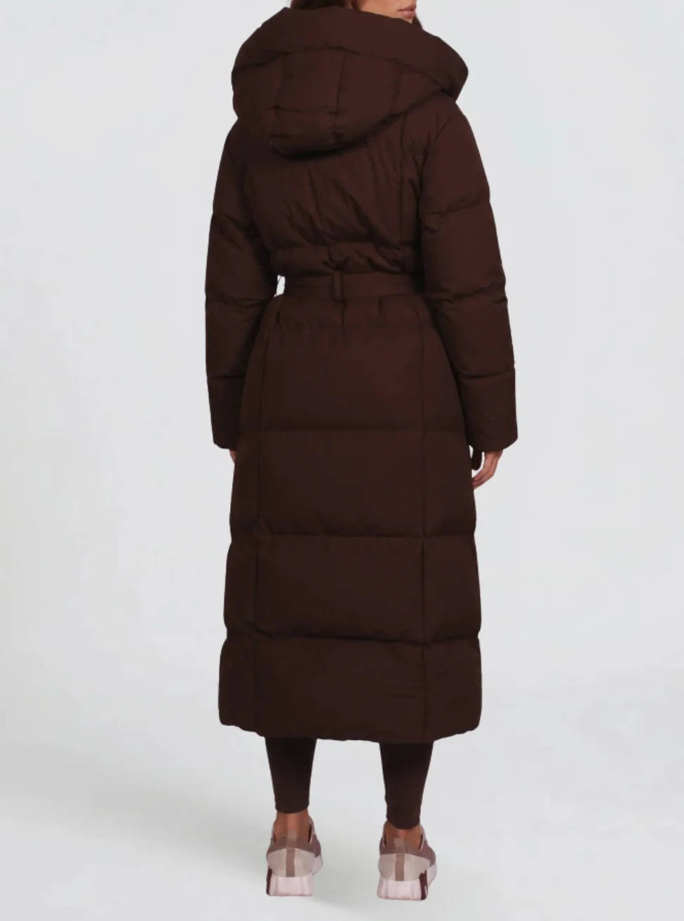 Womens Puffer Coat, Luciana Hooded Winter Coat, Warm Quilted Outerwear