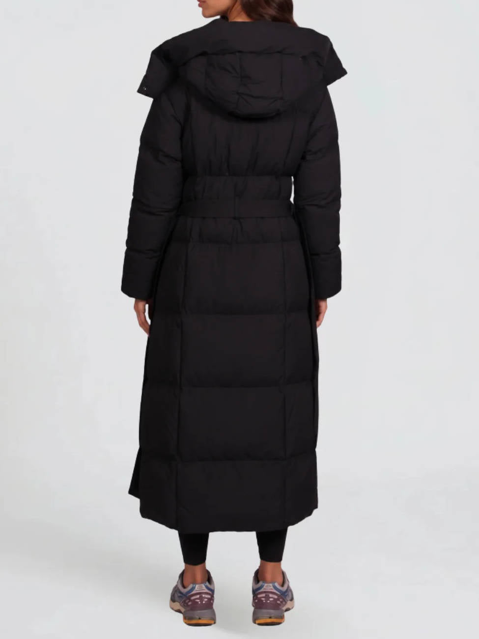 Womens Puffer Coat, Luciana Hooded Winter Coat, Warm Quilted Outerwear