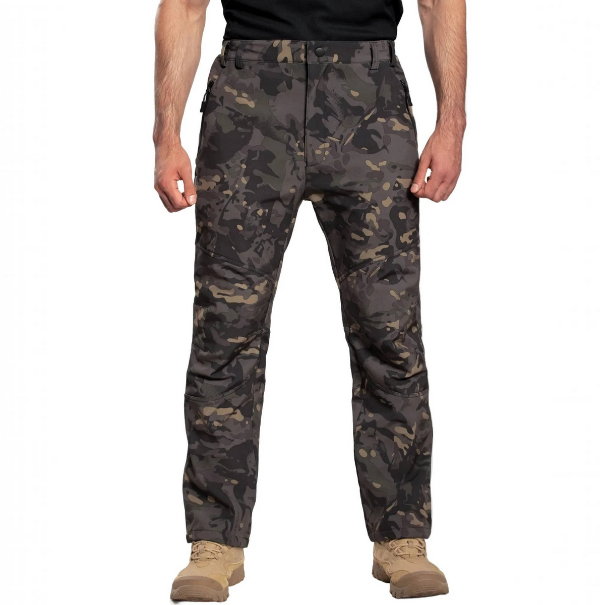 Mens Heated hunting Pants, 12V Battery Powered, Warm Winter Pants for Cold Weather